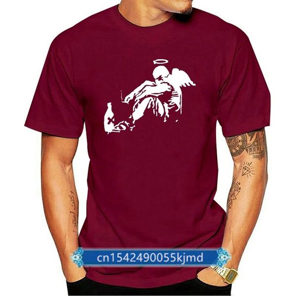 men's t-shirts banksy drunken angel t-shirt tumblr street art instagram cool mens gift tee outdoor wear shirt, White;black
men's t-shirts banksy drunken angel t-shirt tumblr street art instagram cool mens gift tee outdoor wear shirt, White;black