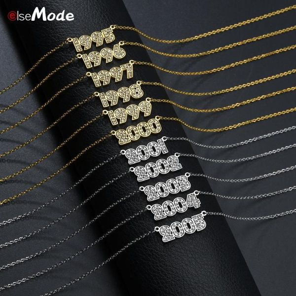 personalize year number necklaces from 1995 to 2005 stainless steel crystal letter pendant birthaday gift, Silver
personalize year number necklaces from 1995 to 2005 stainless steel crystal letter pendant birthaday gift, Silver