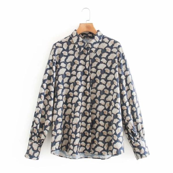 vintage women gingko leaf printing long sleeve shirt casual femme turndown collar blouse lady loose smock blusas s7908 210401, White
vintage women gingko leaf printing long sleeve shirt casual femme turndown collar blouse lady loose smock blusas s7908 210401, White