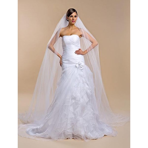 bridal veils lan ting bride uma camada vus de noiva vu catedral com 106,3 cm (270 centmetros) tule, Black
bridal veils lan ting bride uma camada vus de noiva vu catedral com 106,3 cm (270 centmetros) tule, Black