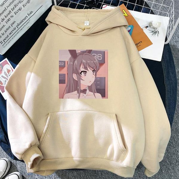 men's hoodies & sweatshirts sakurajima mai anime korean style streetwear girl man hip hop punk oversized warm clothes, Black
men's hoodies & sweatshirts sakurajima mai anime korean style streetwear girl man hip hop punk oversized warm clothes, Black
