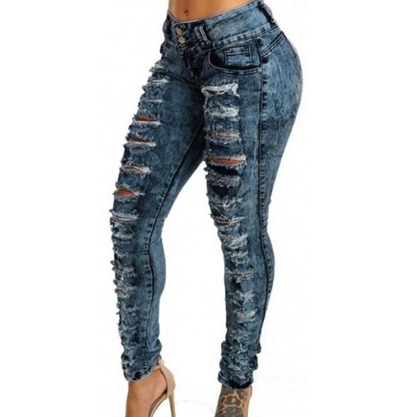 jeans women denim pants high waist hole button slim trousers bell-bottom vaqueros mujer #4b07 women's, Blue
jeans women denim pants high waist hole button slim trousers bell-bottom vaqueros mujer #4b07 women's, Blue