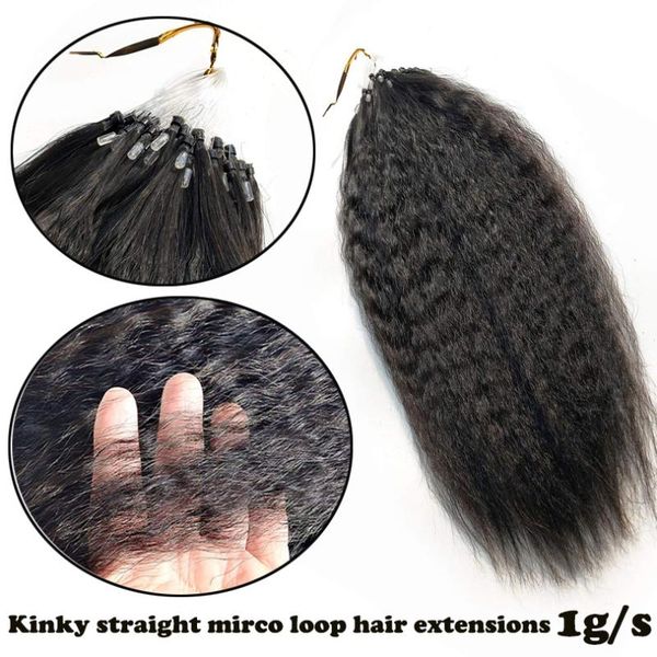 human hair bulks mirco loop ring extension 1g/strand bead link extensions kinky straight 8-30inch remy, Black
human hair bulks mirco loop ring extension 1g/strand bead link extensions kinky straight 8-30inch remy, Black