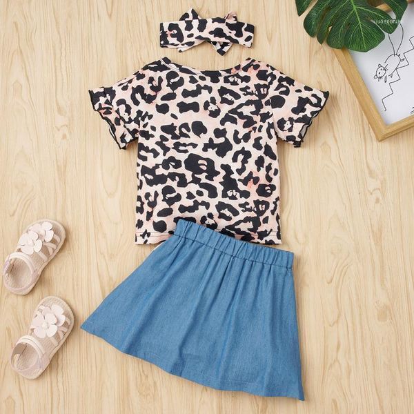 clothing sets baby & children's 0-24m rbon girls summer clothes set round neck short sleeve leopard t-shirt + denim button skirt11, White
clothing sets baby & children's 0-24m rbon girls summer clothes set round neck short sleeve leopard t-shirt + denim button skirt11, White