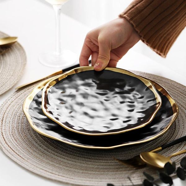 dishes & plates nordic ceramic plate fruit salad dessert christmas gold black porcelain dinner sets party round trays decorative
dishes & plates nordic ceramic plate fruit salad dessert christmas gold black porcelain dinner sets party round trays decorative