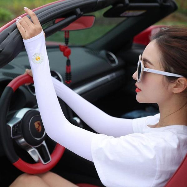 1pair female small ice sleeve sun protection cycling uv arm mosquito repellent cool elbow & knee pads, Black;gray
1pair female small ice sleeve sun protection cycling uv arm mosquito repellent cool elbow & knee pads, Black;gray