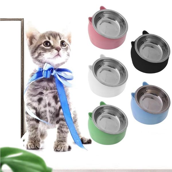 dog bowls & feeders stainless steel cat bowl 15°slanted non-slip pet utensils puppy feeding container supplies
dog bowls & feeders stainless steel cat bowl 15°slanted non-slip pet utensils puppy feeding container supplies