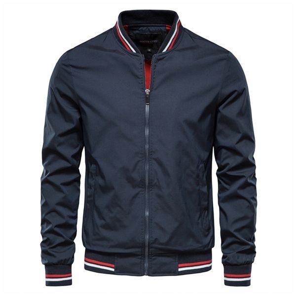 aiopeson solid color bomber jacket men casual slim fit baseball mens jackets autumn fashion jackets for men 211021, Black;brown
aiopeson solid color bomber jacket men casual slim fit baseball mens jackets autumn fashion jackets for men 211021, Black;brown