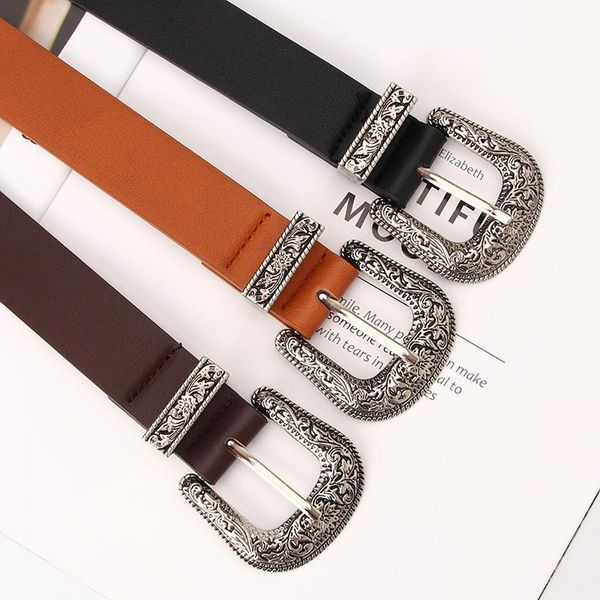 belts women leather belt for jeans- western vintage ladies boho waist dress, Black;brown
belts women leather belt for jeans- western vintage ladies boho waist dress, Black;brown
