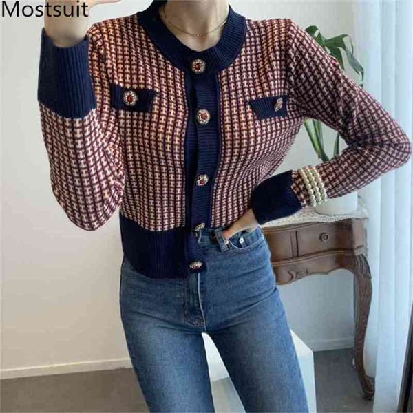 korean vintage knitted cardigan sweater women autumn winter single-breasted o-neck coat fashion ladies jumper 210513, White;black
korean vintage knitted cardigan sweater women autumn winter single-breasted o-neck coat fashion ladies jumper 210513, White;black