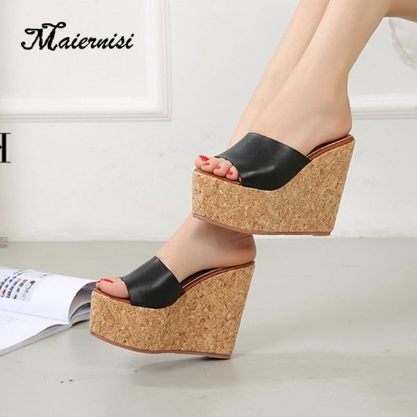 slippers maiernisi platform women open toe wedges sandals ladies summer high heels casual shoes home outdoor, Black
slippers maiernisi platform women open toe wedges sandals ladies summer high heels casual shoes home outdoor, Black