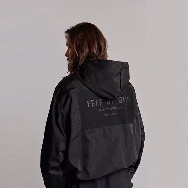 fog feel of god season 6 tie cloth high street men's and women's loose jacket hooded assault coat leather velvet, Black;brown
fog feel of god season 6 tie cloth high street men's and women's loose jacket hooded assault coat leather velvet, Black;brown