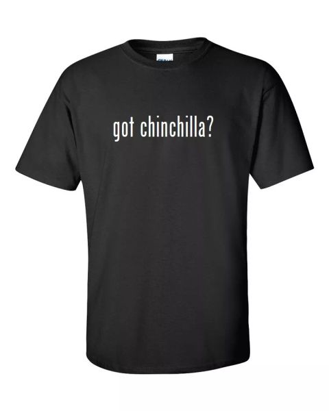 got chinchilla cotton t-shirt shirt solid black white funny s m xl 2xl 3xl, White;black
got chinchilla cotton t-shirt shirt solid black white funny s m xl 2xl 3xl, White;black