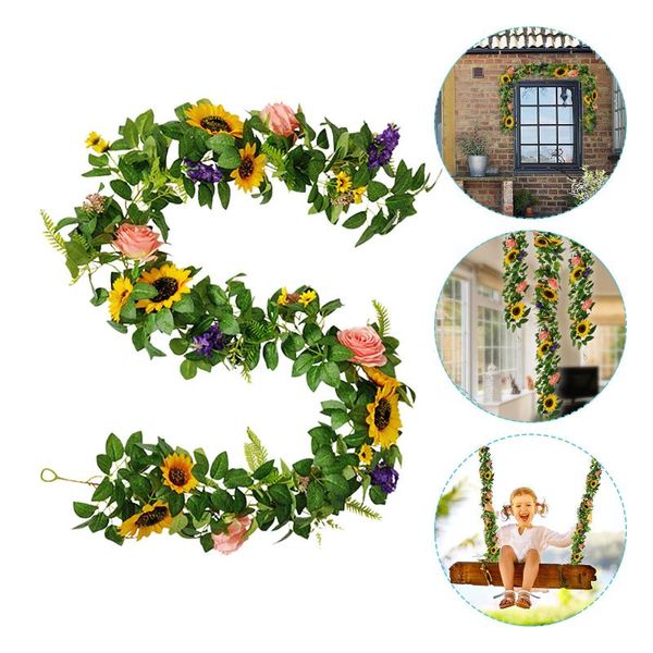 decorative flowers & wreaths artificial sunflower garland silk vine for wedding table decoration home decor holiday
decorative flowers & wreaths artificial sunflower garland silk vine for wedding table decoration home decor holiday