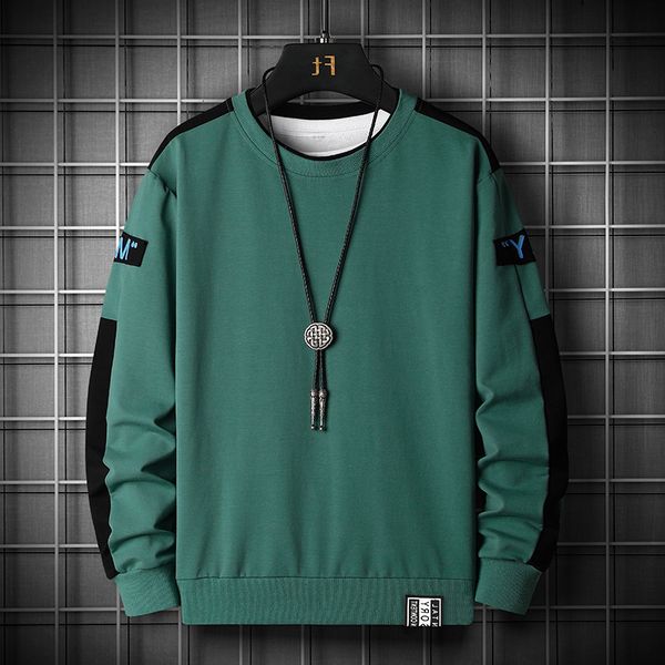 youth men's sweater long sved leisure trend handsome early high mid fashion cloth men's spring and autumn style pullover, Black
youth men's sweater long sved leisure trend handsome early high mid fashion cloth men's spring and autumn style pullover, Black