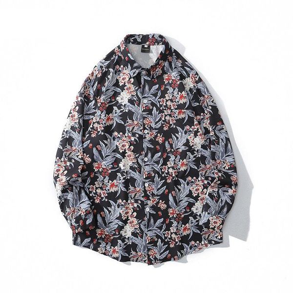 men's casual shirts men shirt 2021 arrival spring and autumn trend loose flowers leaf beautiful male thin chinese style s120, White;black
men's casual shirts men shirt 2021 arrival spring and autumn trend loose flowers leaf beautiful male thin chinese style s120, White;black