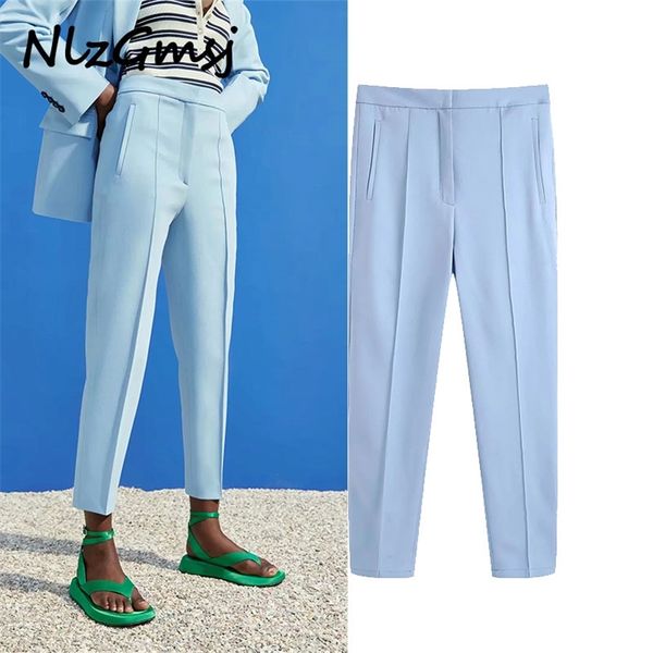 pant women office wear side pockets straight pants vintage high waist zipper fly female trousers mujer 05 210628, Black;white
pant women office wear side pockets straight pants vintage high waist zipper fly female trousers mujer 05 210628, Black;white
