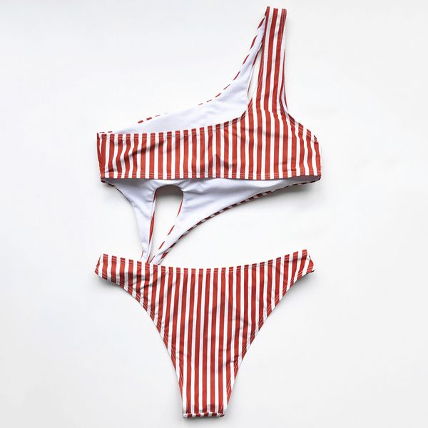 shoulder female swimwear swimsuit women hollow out monokini striped high cut bathing suit swim bodysuitb
shoulder female swimwear swimsuit women hollow out monokini striped high cut bathing suit swim bodysuitb