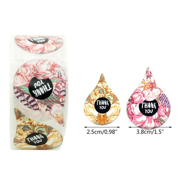gift wrap 500pcs flower thank you sticker 1/1.38inch handmade baking packing seal label r9jc
gift wrap 500pcs flower thank you sticker 1/1.38inch handmade baking packing seal label r9jc