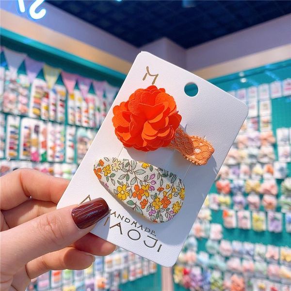 the korean children's fabric flower hairpin floral water drop bb clip sweet princess headwear card issuance side hair accessories, Slivery;white
the korean children's fabric flower hairpin floral water drop bb clip sweet princess headwear card issuance side hair accessories, Slivery;white