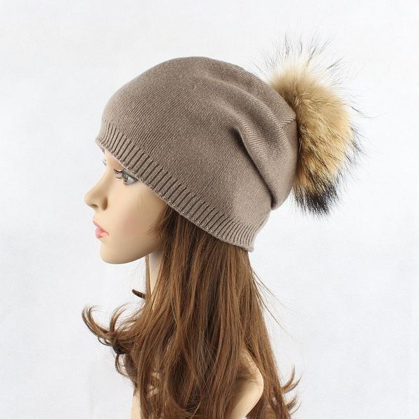 beanies fashion women winter autumn pompom hat knitted wool skullies casual women's cap real raccoon fur hats
beanies fashion women winter autumn pompom hat knitted wool skullies casual women's cap real raccoon fur hats