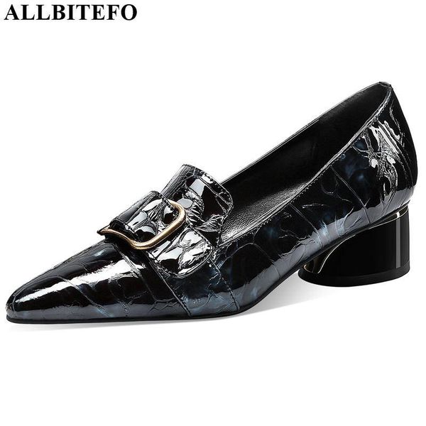 dress shoes allbitefo natural genuine leather high heel brand office heels elegant spring pointed toe women, Black
dress shoes allbitefo natural genuine leather high heel brand office heels elegant spring pointed toe women, Black