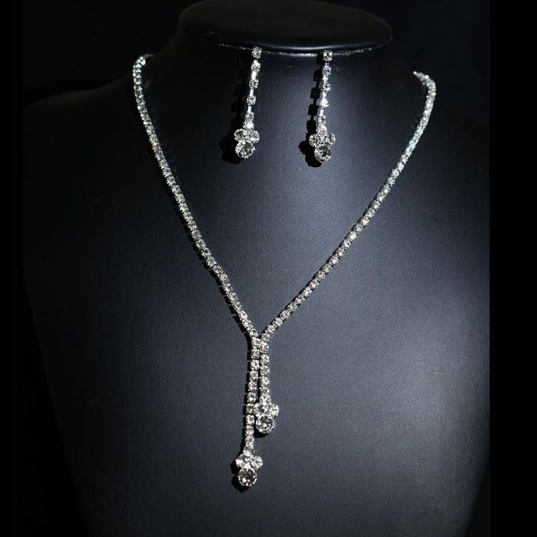 earrings & necklace jewelry fashion water drill stream long-range tassel set for female simple sweater trend accessories, Silver
earrings & necklace jewelry fashion water drill stream long-range tassel set for female simple sweater trend accessories, Silver