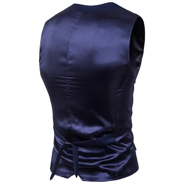 arrival vests for men slim fit mens suit vest male waistcoat gilet homme casual sleeveless formal business jacket, Black;white
arrival vests for men slim fit mens suit vest male waistcoat gilet homme casual sleeveless formal business jacket, Black;white