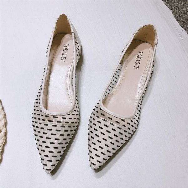 sandals lace&leather patchwork flat shoes woman pointed toe dot embroider air mesh ballet flats female pointy breathable working s, Black
sandals lace&leather patchwork flat shoes woman pointed toe dot embroider air mesh ballet flats female pointy breathable working s, Black