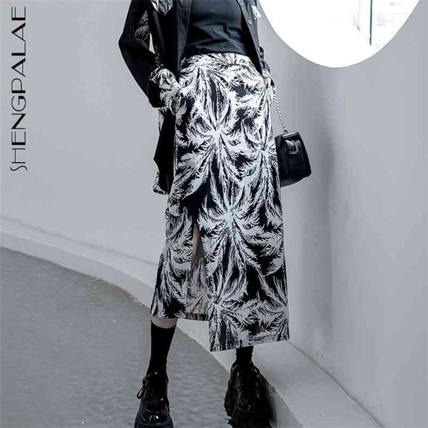 black printed skirt women's summer high waist chiffon split mid-calf irregular skirts female fashion 5e347 210427
black printed skirt women's summer high waist chiffon split mid-calf irregular skirts female fashion 5e347 210427