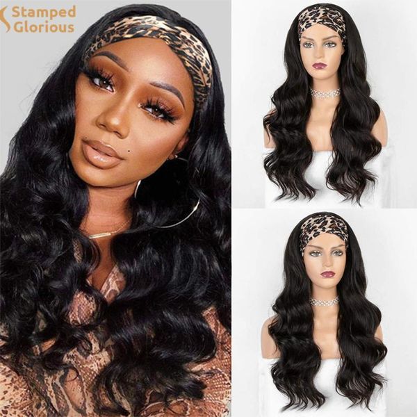 stamped glorious long wavy synthetic headband wig for black women natural looking daily party heat resistant wigs
stamped glorious long wavy synthetic headband wig for black women natural looking daily party heat resistant wigs