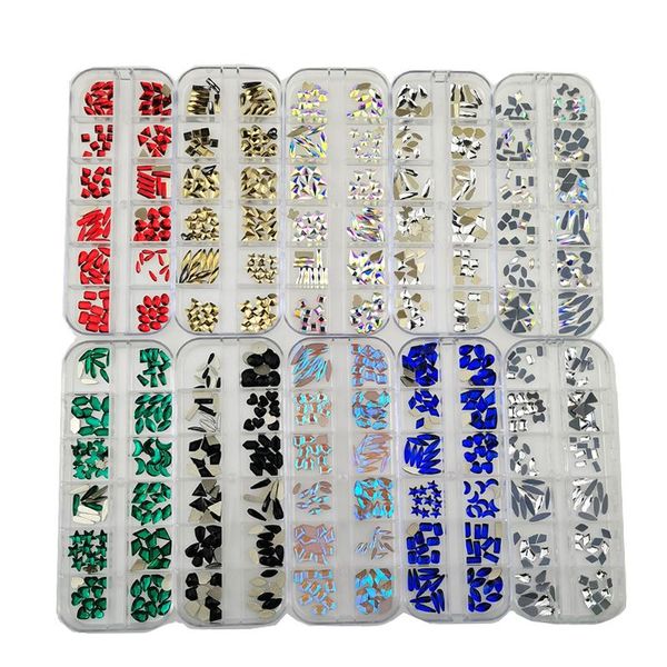 nail art decorations 1 box 120pcs rhinestones flatback crystals glass colorful ab set for design, Silver;gold
nail art decorations 1 box 120pcs rhinestones flatback crystals glass colorful ab set for design, Silver;gold