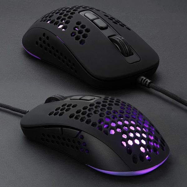 chip gaming mouse lightweight hollow honeycomb hole rgb usb wired mice 2400 dpi 6 buttons optical for pc laptop
chip gaming mouse lightweight hollow honeycomb hole rgb usb wired mice 2400 dpi 6 buttons optical for pc laptop