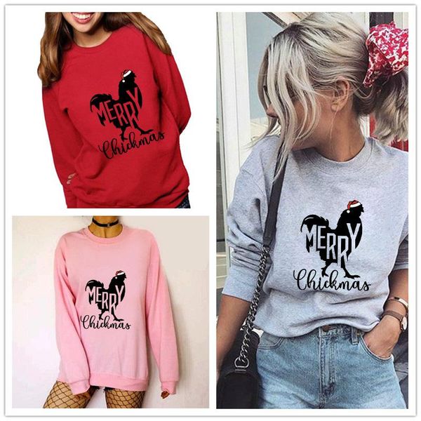 women's hoodies & sweatshirts women hoodie merry christmas chicken printed fleece long sleeve o neck loose sweatshirt girls pullovers w, Black
women's hoodies & sweatshirts women hoodie merry christmas chicken printed fleece long sleeve o neck loose sweatshirt girls pullovers w, Black