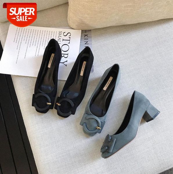 women's shoes solid color suede belt c buckle thick heel square toe european and american fashion single #ya2z
women's shoes solid color suede belt c buckle thick heel square toe european and american fashion single #ya2z