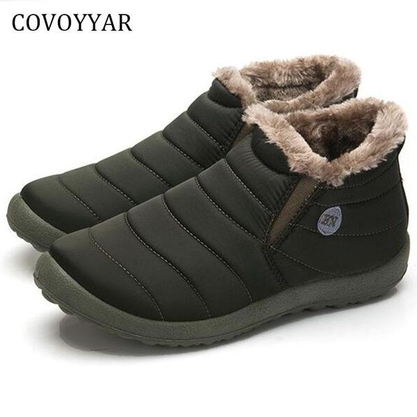 boots covoyyar 2021 warm fur snow winter shoes fashion cold weather ankle boot comfort sizes 35-45 mbs585, Black
boots covoyyar 2021 warm fur snow winter shoes fashion cold weather ankle boot comfort sizes 35-45 mbs585, Black