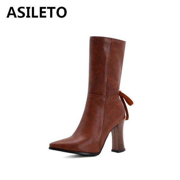 boots asileto mid-calf pointed toe 9cm high wood heels zip lace-up simple classic big size warm winter brown a3287, Black
boots asileto mid-calf pointed toe 9cm high wood heels zip lace-up simple classic big size warm winter brown a3287, Black