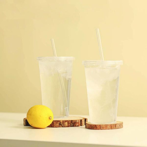 mugs 650ml transparent straw cup double layer grade plastic tumbler portable coffee juice water bottle outdoor
mugs 650ml transparent straw cup double layer grade plastic tumbler portable coffee juice water bottle outdoor