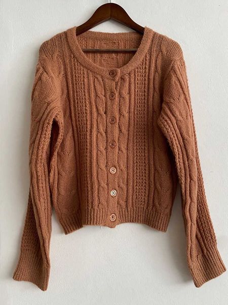 women's sweaters sweaters o-neck knit sweater women long sleeve vintage single breasted autumn fashion soft knitted card x84c, White;black
women's sweaters sweaters o-neck knit sweater women long sleeve vintage single breasted autumn fashion soft knitted card x84c, White;black