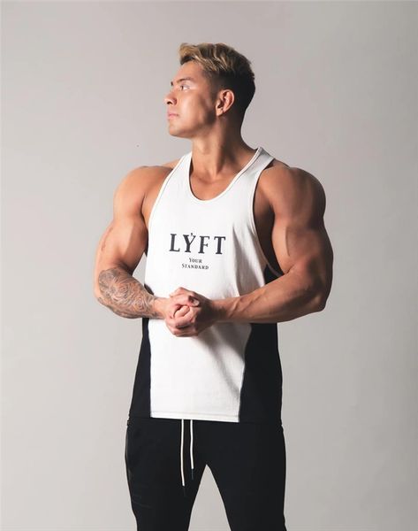 patchwork men bodybuilding tank gym mens workout fitness cotton shirt running clothes stringer singlet summer casual vest, White;black
patchwork men bodybuilding tank gym mens workout fitness cotton shirt running clothes stringer singlet summer casual vest, White;black