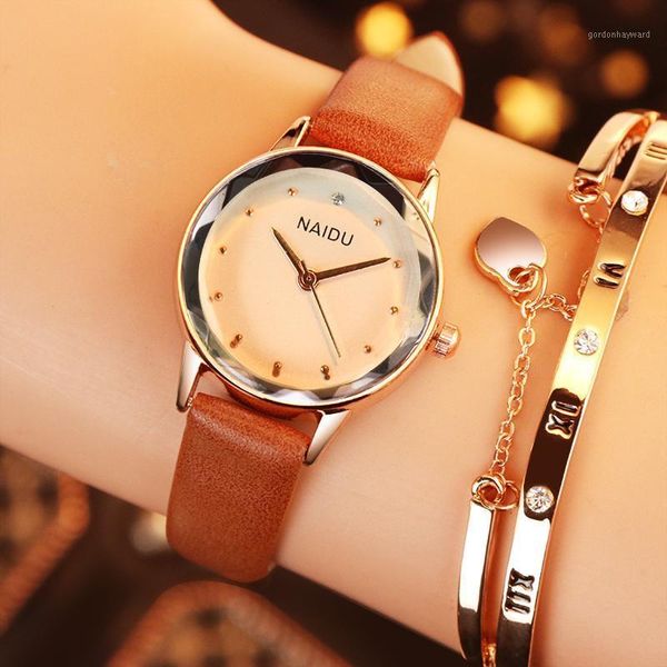 wristwatches ladies watch fashion women wrist watches leather wristwatch simple rhinestone designer quartz crystal clock, Slivery;brown
wristwatches ladies watch fashion women wrist watches leather wristwatch simple rhinestone designer quartz crystal clock, Slivery;brown