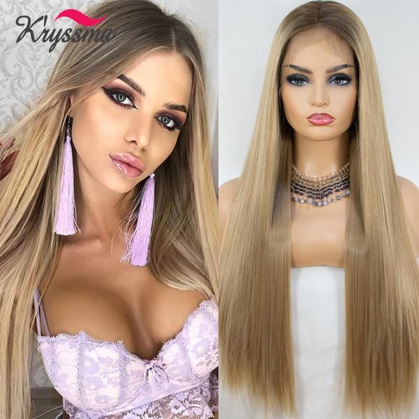 synthetic wigs kryssma honey blonde wig lace front for women glueless long straight heat resistant part cosplay party, Black
synthetic wigs kryssma honey blonde wig lace front for women glueless long straight heat resistant part cosplay party, Black