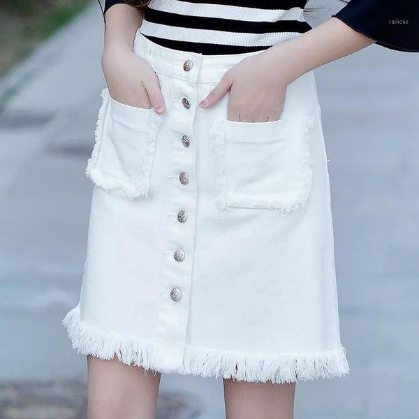 white denim skirts women fashion 2021 summer skirt women's jeans female outerwear, Black
white denim skirts women fashion 2021 summer skirt women's jeans female outerwear, Black