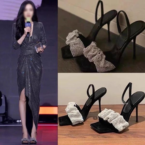 women's sandals, crystal rhinestones, black stiletto heel, summer word with high heels, 2021 square toe leather heels dress shoes
women's sandals, crystal rhinestones, black stiletto heel, summer word with high heels, 2021 square toe leather heels dress shoes