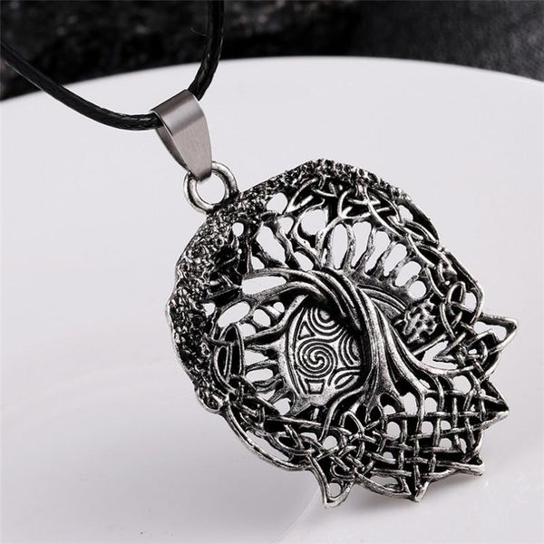 pendant necklaces ethnic style tree of life necklace men charms vikings leather chain for women vintage jewelry, Silver
pendant necklaces ethnic style tree of life necklace men charms vikings leather chain for women vintage jewelry, Silver