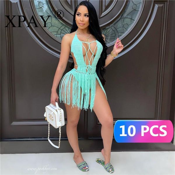 women's swimwear wholesale items tassel beach dress for women halter hollow out backless holiday bulk lots x7049, White;black
women's swimwear wholesale items tassel beach dress for women halter hollow out backless holiday bulk lots x7049, White;black