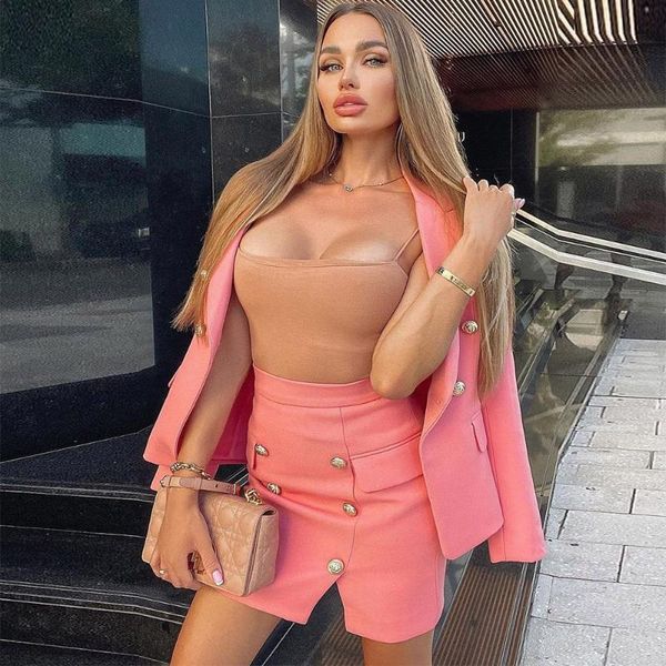 two piece dress womens blazer skirt suit pink 2021 long sleeve jacket mini set ladies club party outfit streetwear, White
two piece dress womens blazer skirt suit pink 2021 long sleeve jacket mini set ladies club party outfit streetwear, White