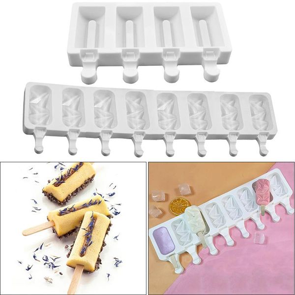 silicone ice cream molds 4/8-cavity candy mould cube lolly makers dessert diy making tool tray kitchen gadget baking moulds
silicone ice cream molds 4/8-cavity candy mould cube lolly makers dessert diy making tool tray kitchen gadget baking moulds