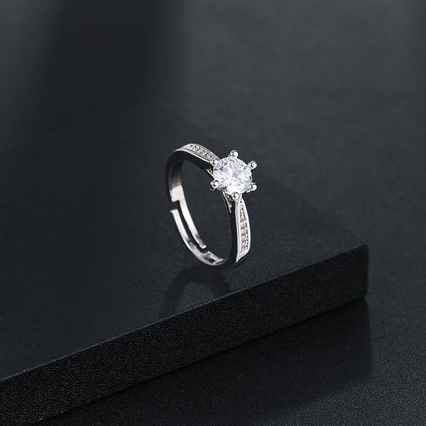classic six prong mossang ring for women proposal wedding open white gold carat zircon jewelry gift rings, Slivery;golden
classic six prong mossang ring for women proposal wedding open white gold carat zircon jewelry gift rings, Slivery;golden