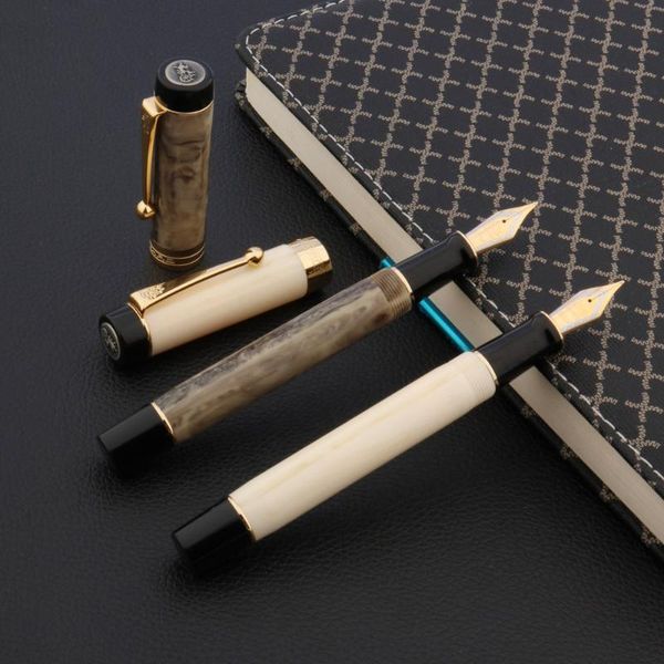jinhao 100 century tofu acrylic fountain pen ivory white agate grey golden ink student office school supplies pens
jinhao 100 century tofu acrylic fountain pen ivory white agate grey golden ink student office school supplies pens